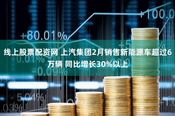 线上股票配资网 上汽集团2月销售新能源车超过6万辆 同比增长30%以上